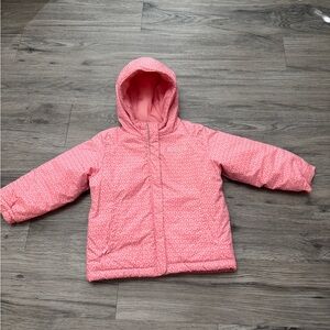 🩷 Columbia Sportswear Pink Hooded Winter Jacket – Toddler Girl 4T